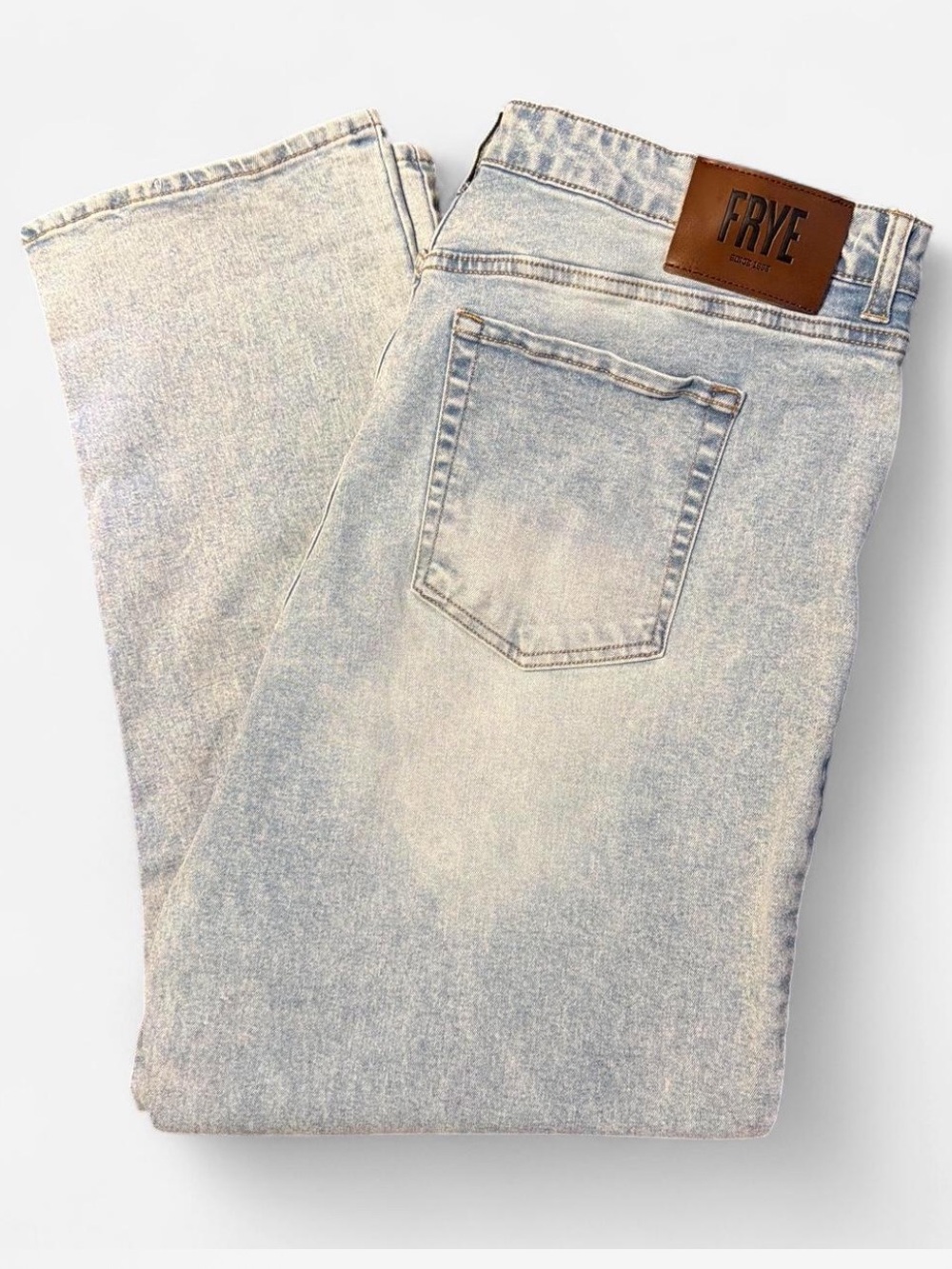 Frye Light Wash Denim Jeans 16/34